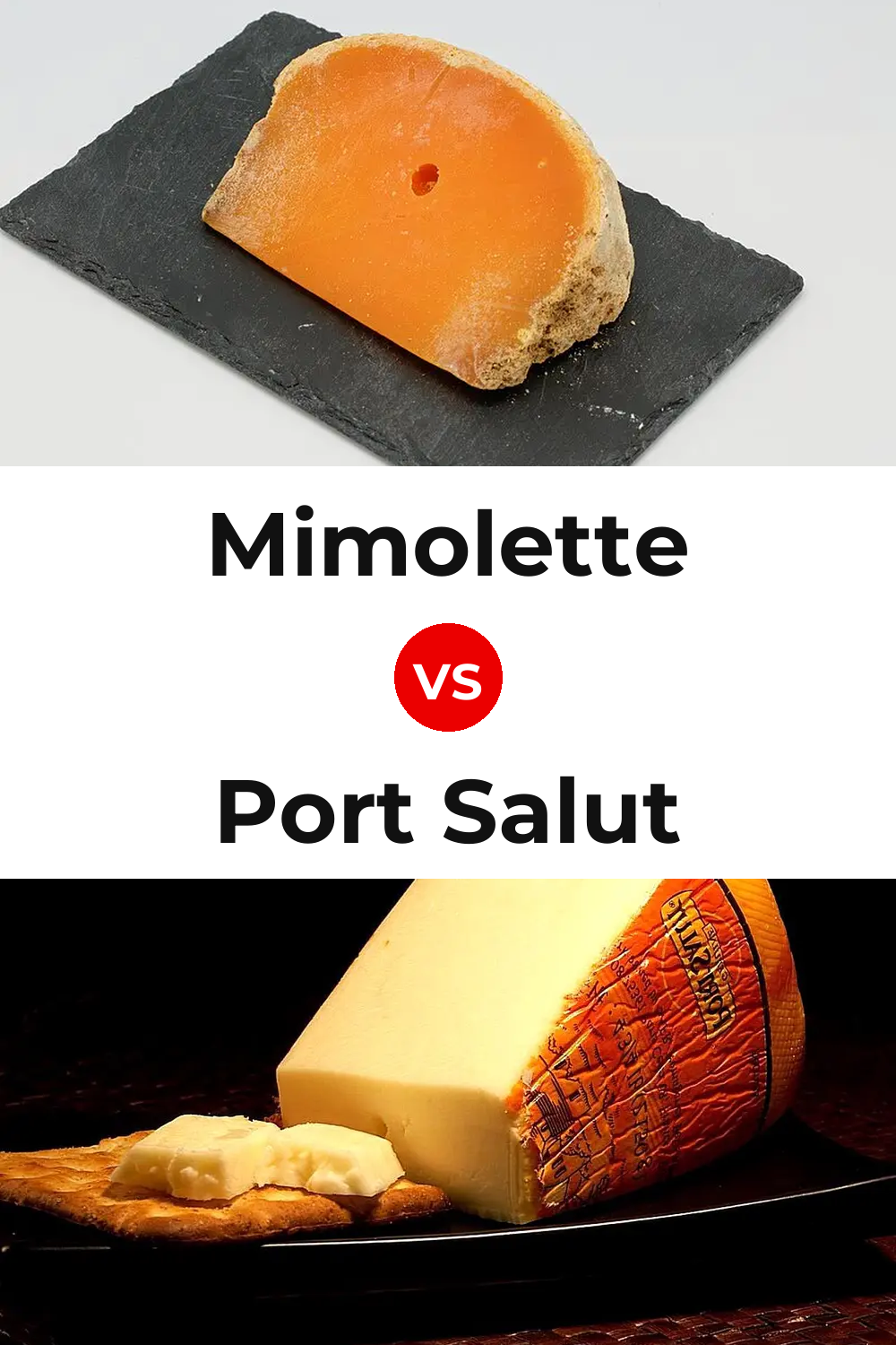 Mimolette Cheese vs Port Salut Cheese Pinterest comparison