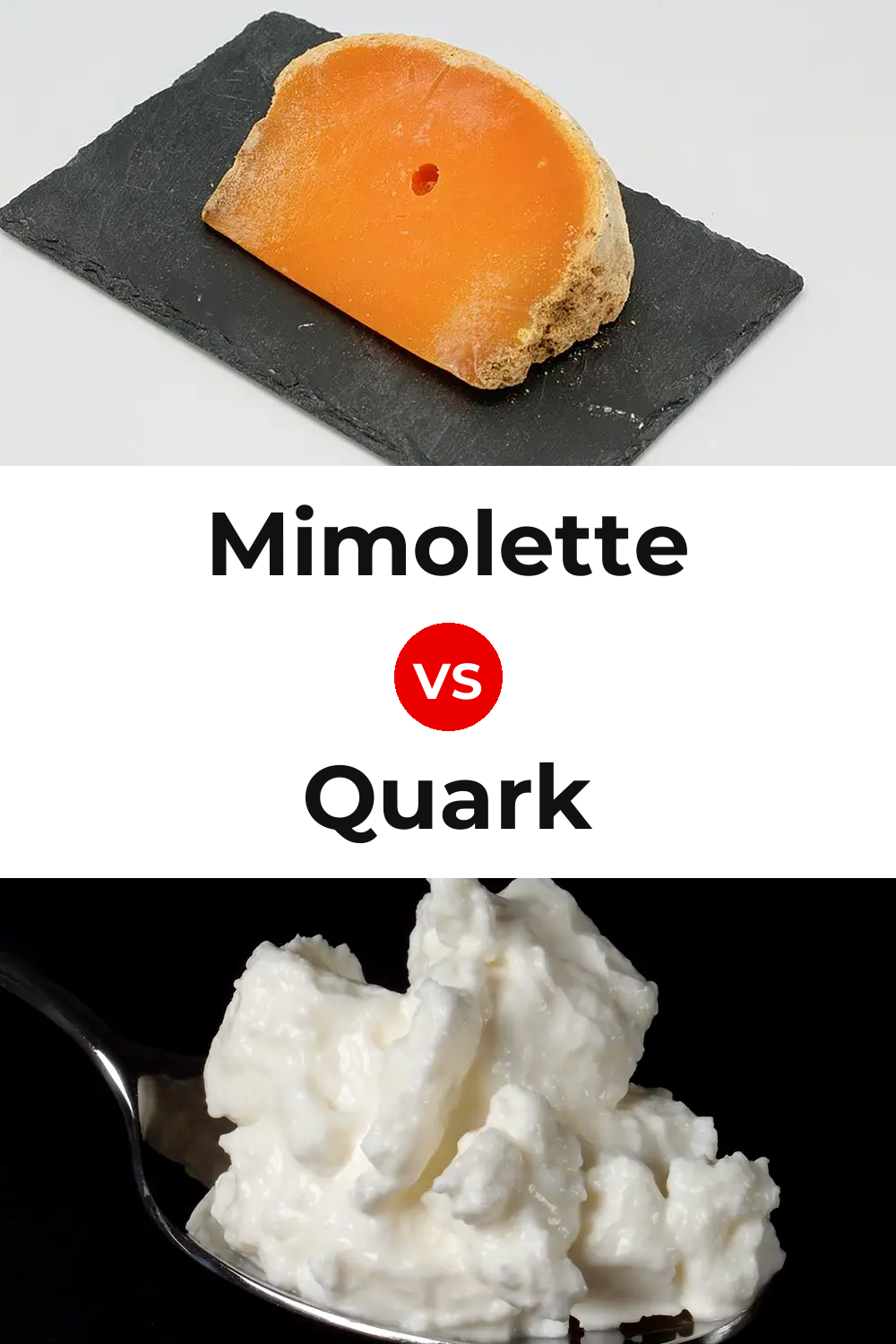 Mimolette Cheese vs Quark Cheese Pinterest comparison