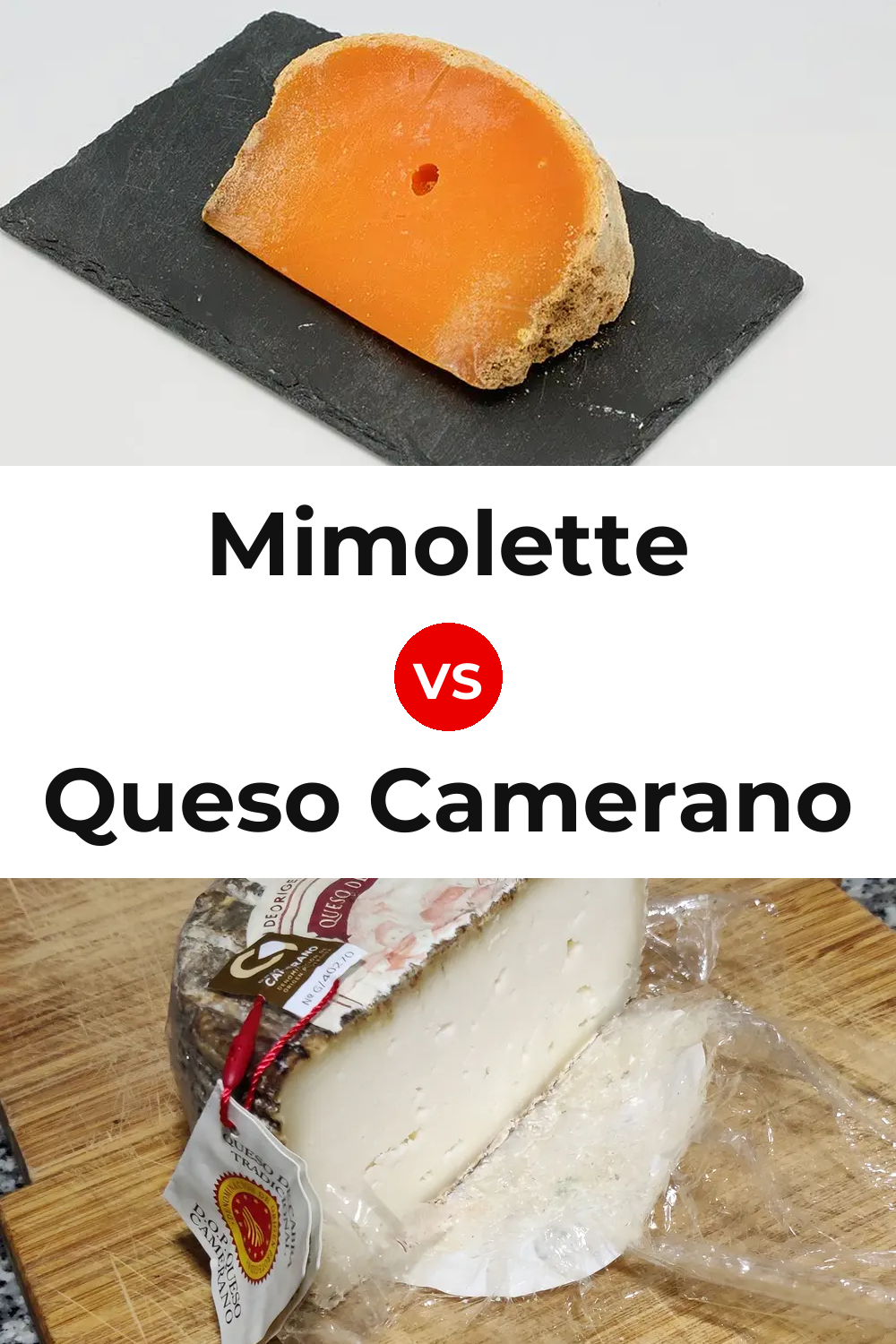 Mimolette Cheese vs Queso Camerano Pinterest comparison