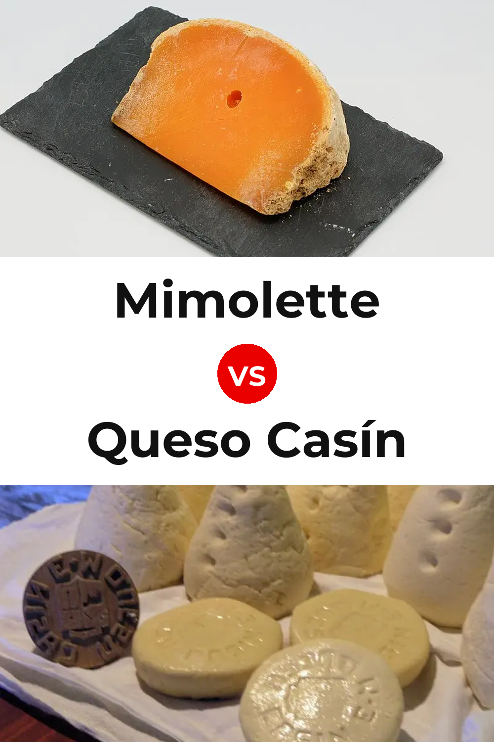 Mimolette Cheese vs Queso Casín Pinterest comparison
