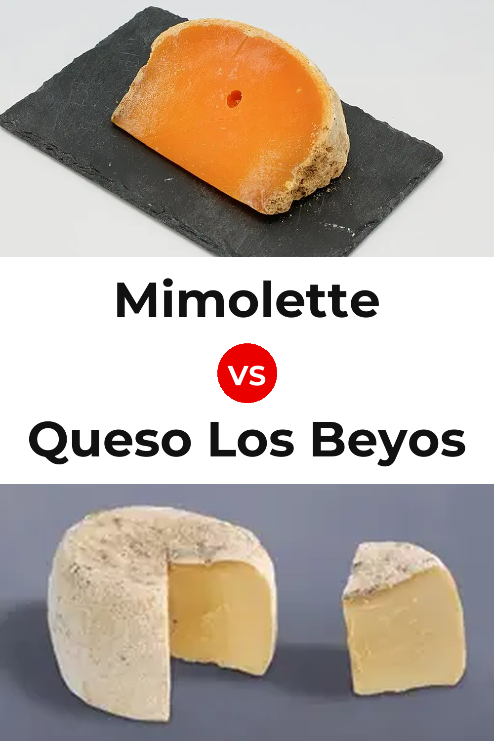 Mimolette Cheese vs Queso Los Beyos Pinterest comparison