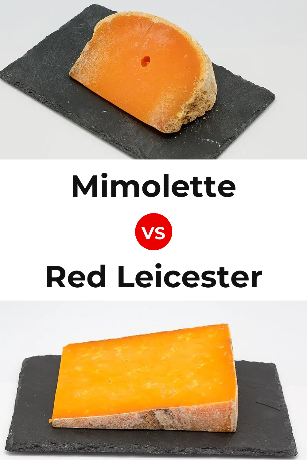 Mimolette Cheese vs Red Leicester Cheese Pinterest comparison
