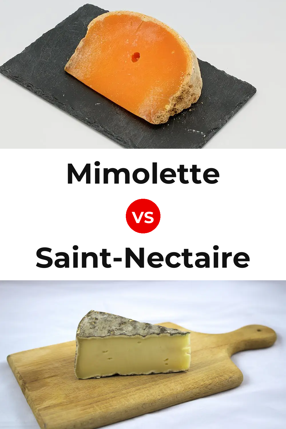 Mimolette Cheese vs Saint-Nectaire Cheese Pinterest comparison