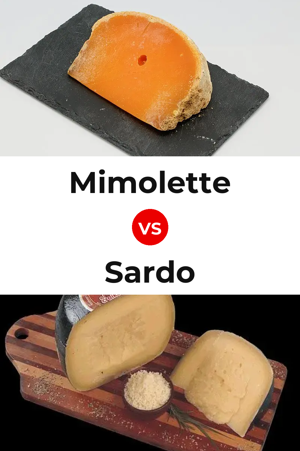 Mimolette Cheese vs Sardo Cheese Pinterest comparison