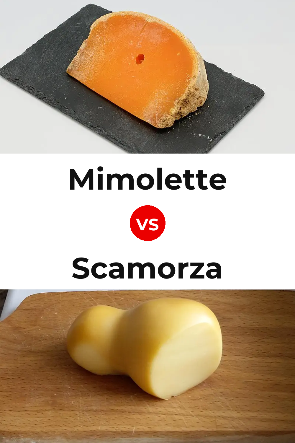 Mimolette Cheese vs Scamorza Cheese Pinterest comparison