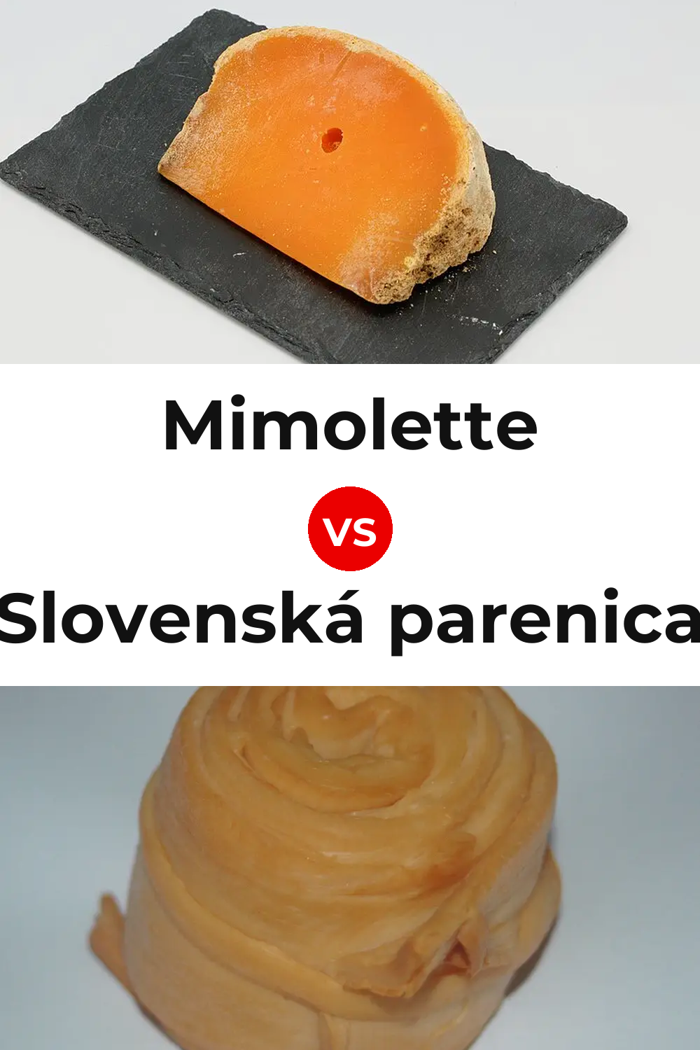 Mimolette Cheese vs Slovenská parenica Cheese Pinterest comparison