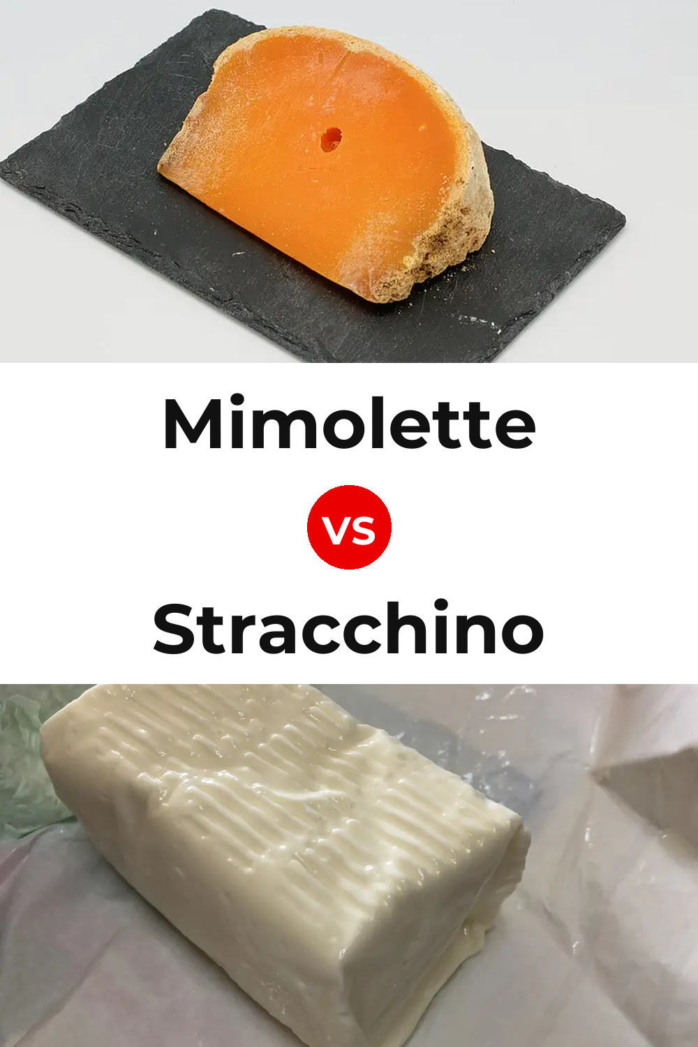 Mimolette Cheese vs Stracchino Cheese Pinterest comparison