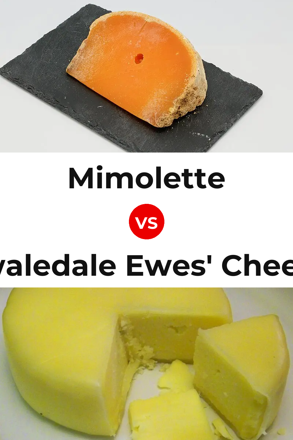Mimolette Cheese vs Swaledale Ewes' Cheese Pinterest comparison