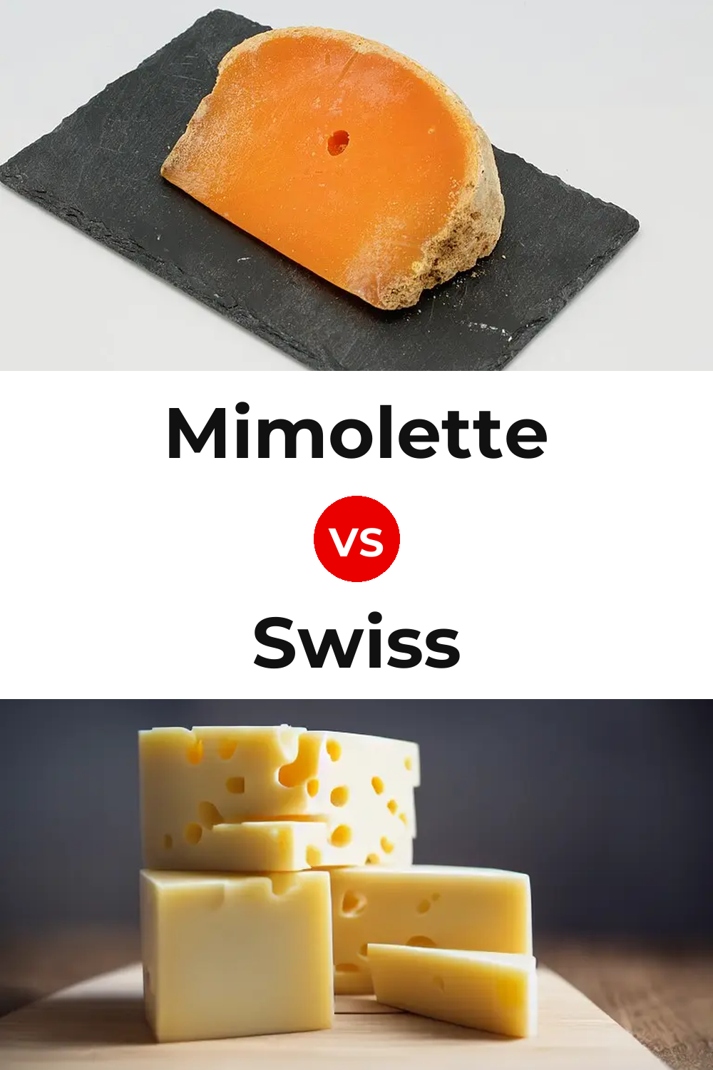 Mimolette Cheese vs Swiss Cheese Pinterest comparison