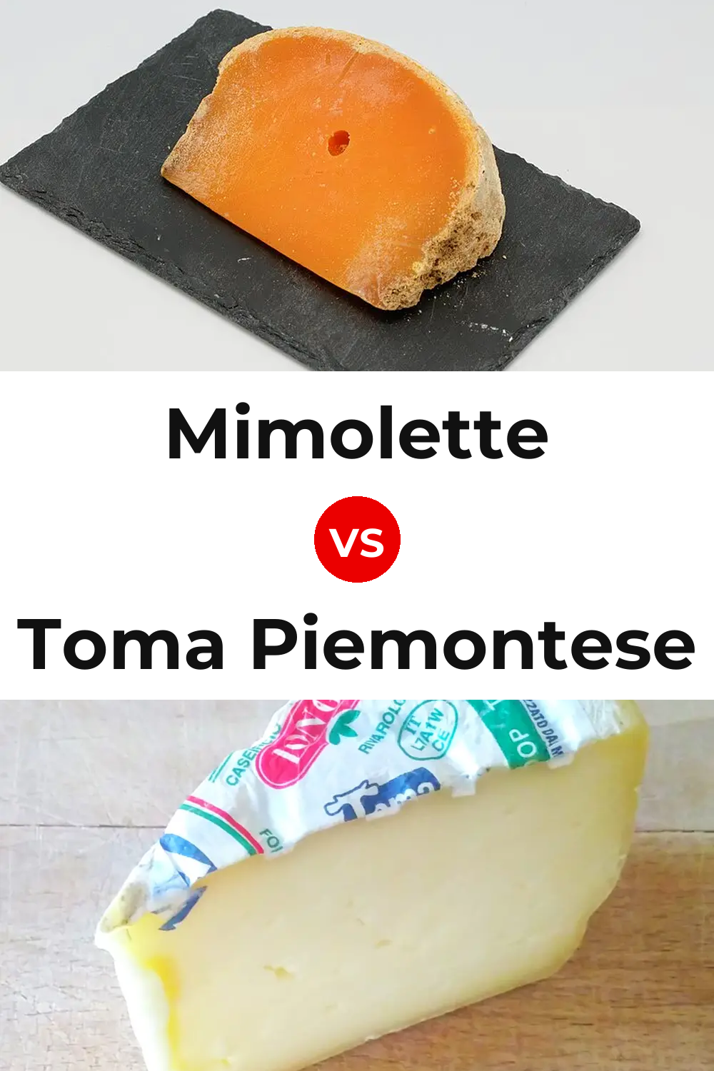 Mimolette Cheese vs Toma Piemontese Cheese Pinterest comparison