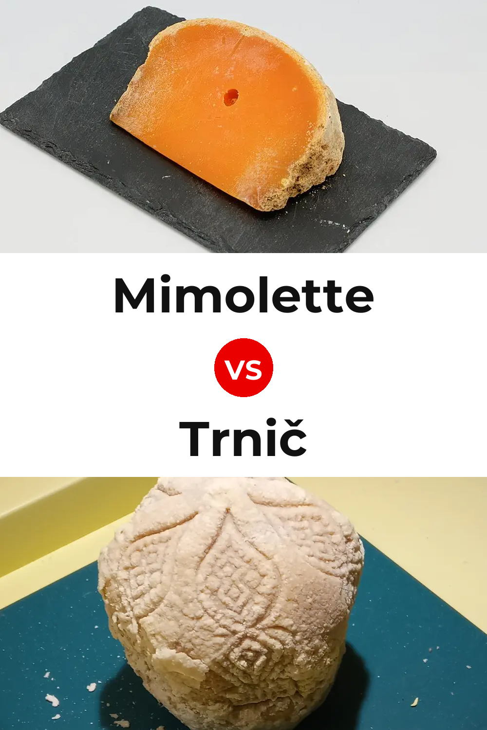 Mimolette Cheese vs Trnič Cheese Pinterest comparison