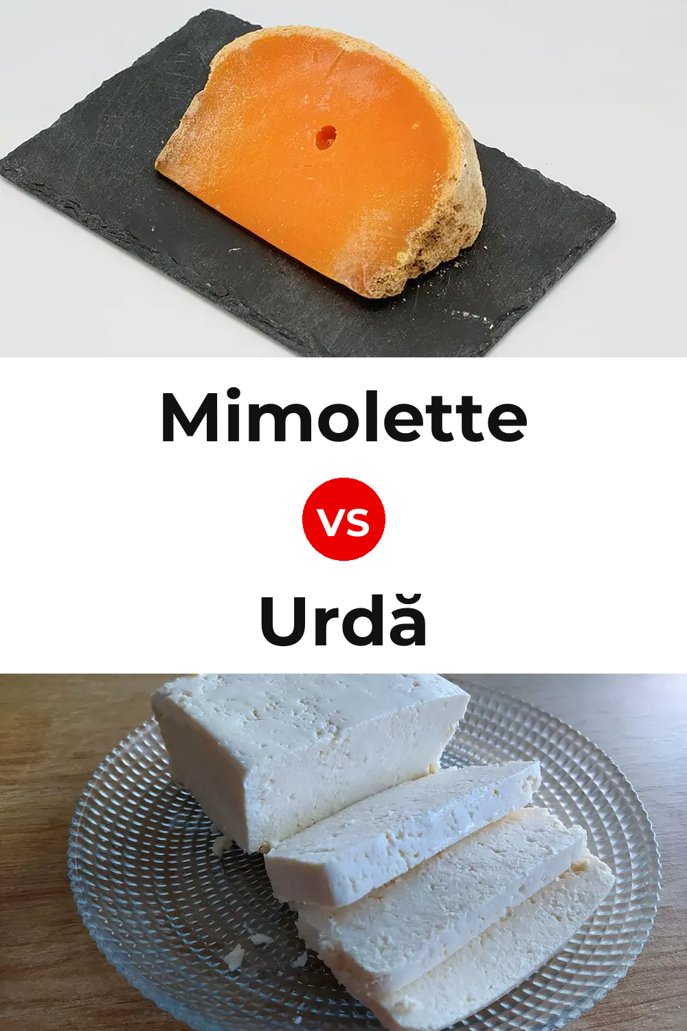 Mimolette Cheese vs Urdă Cheese Pinterest comparison