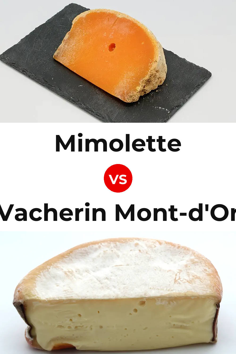 Mimolette Cheese vs Vacherin Mont-d'Or Cheese Pinterest comparison