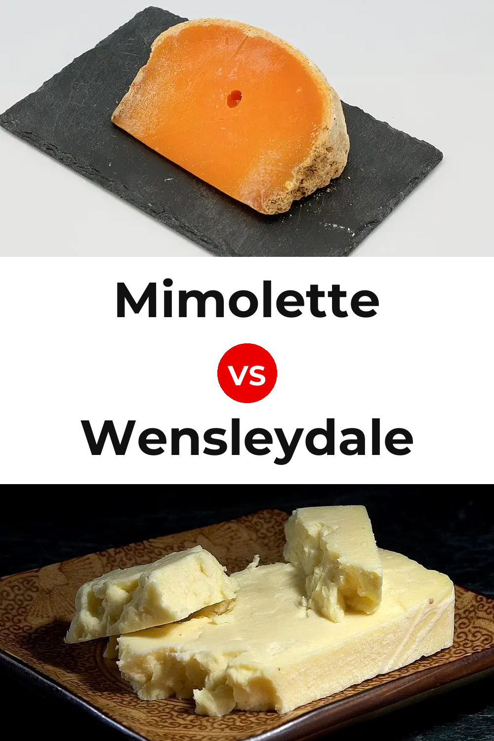 Mimolette Cheese vs Wensleydale Cheese Pinterest comparison