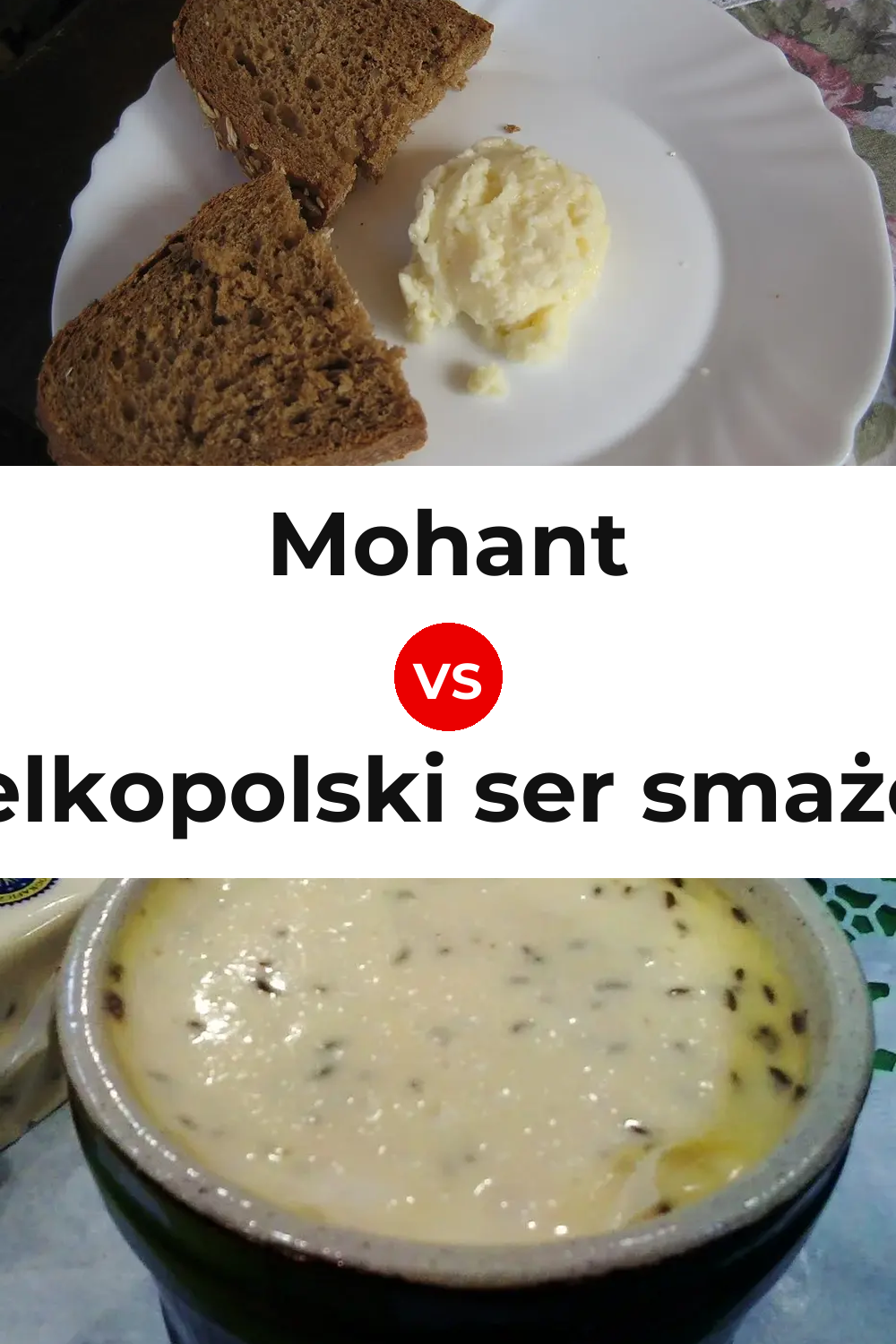 Mohant Cheese vs Wielkopolski ser smażony Cheese Pinterest comparison
