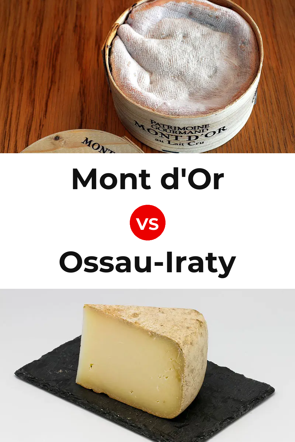 Mont d'Or Cheese vs Ossau-Iraty Cheese Pinterest comparison