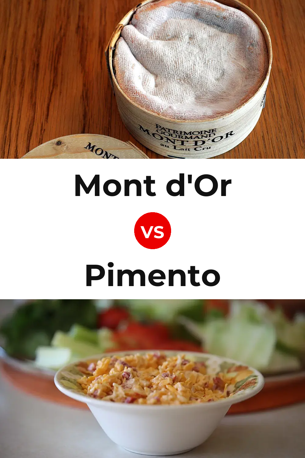 Mont d'Or Cheese vs Pimento Cheese Pinterest comparison