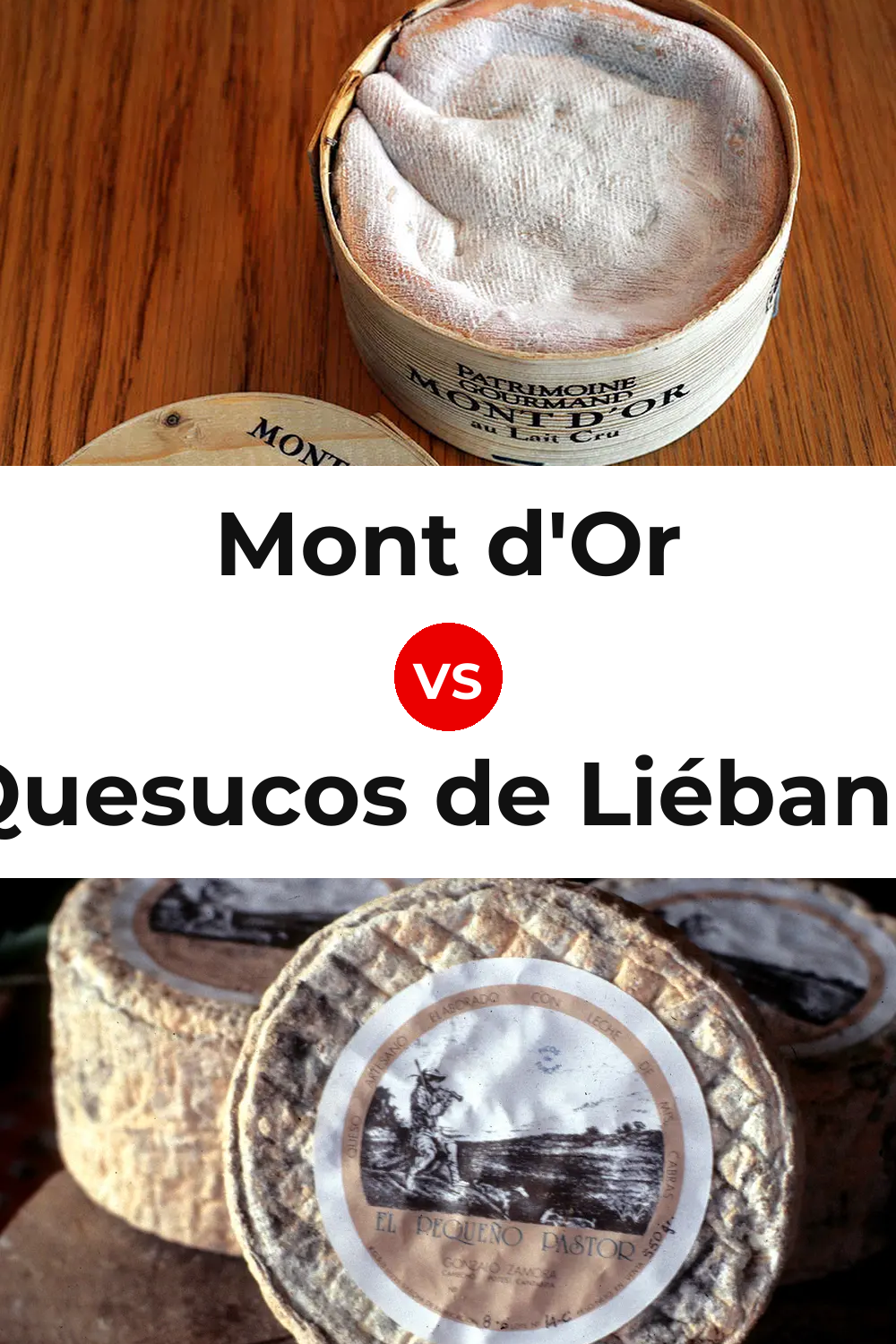 Mont d'Or Cheese vs Quesucos de Liébana Cheese Pinterest comparison
