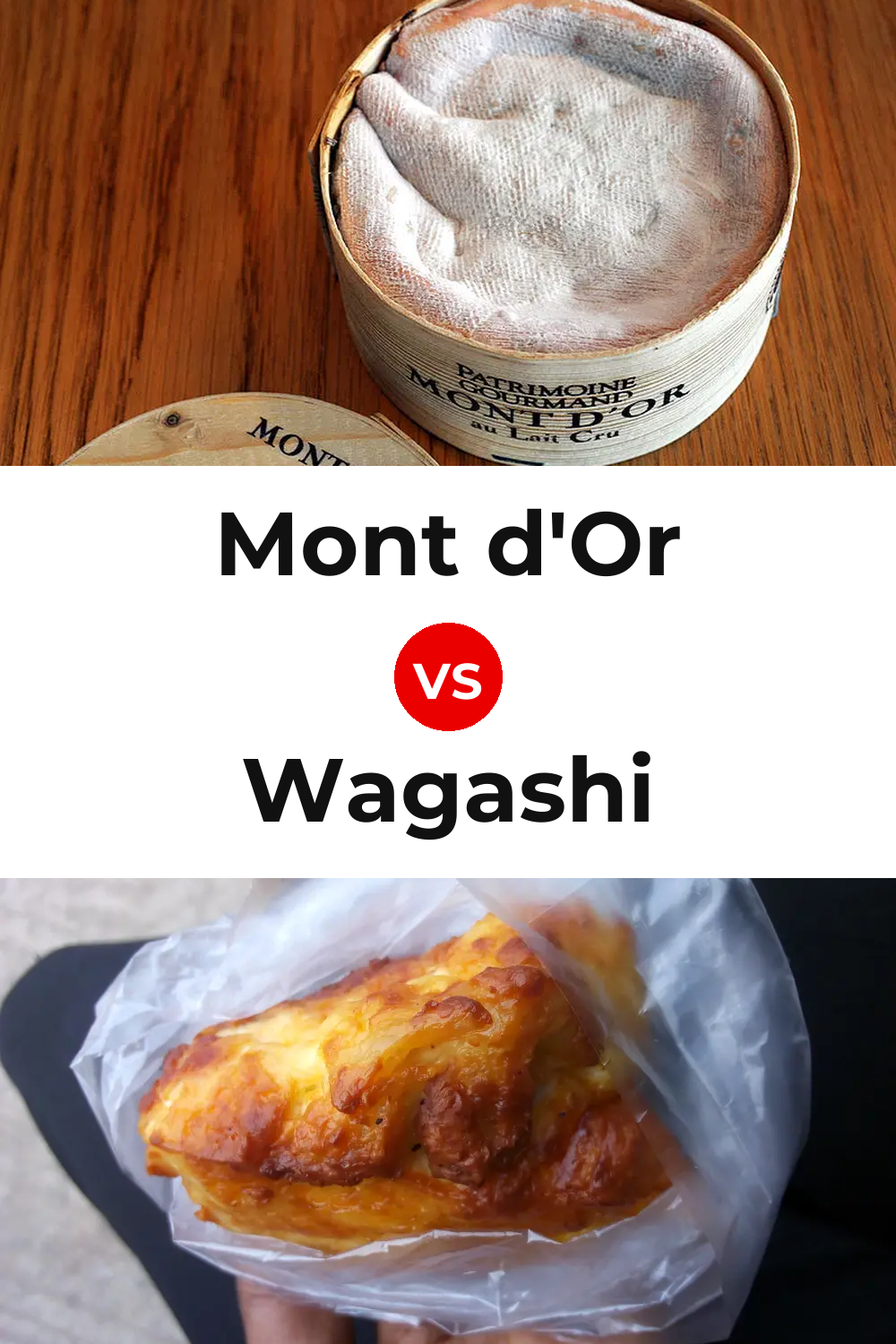 Mont d'Or Cheese vs Wagashi Cheese Pinterest comparison