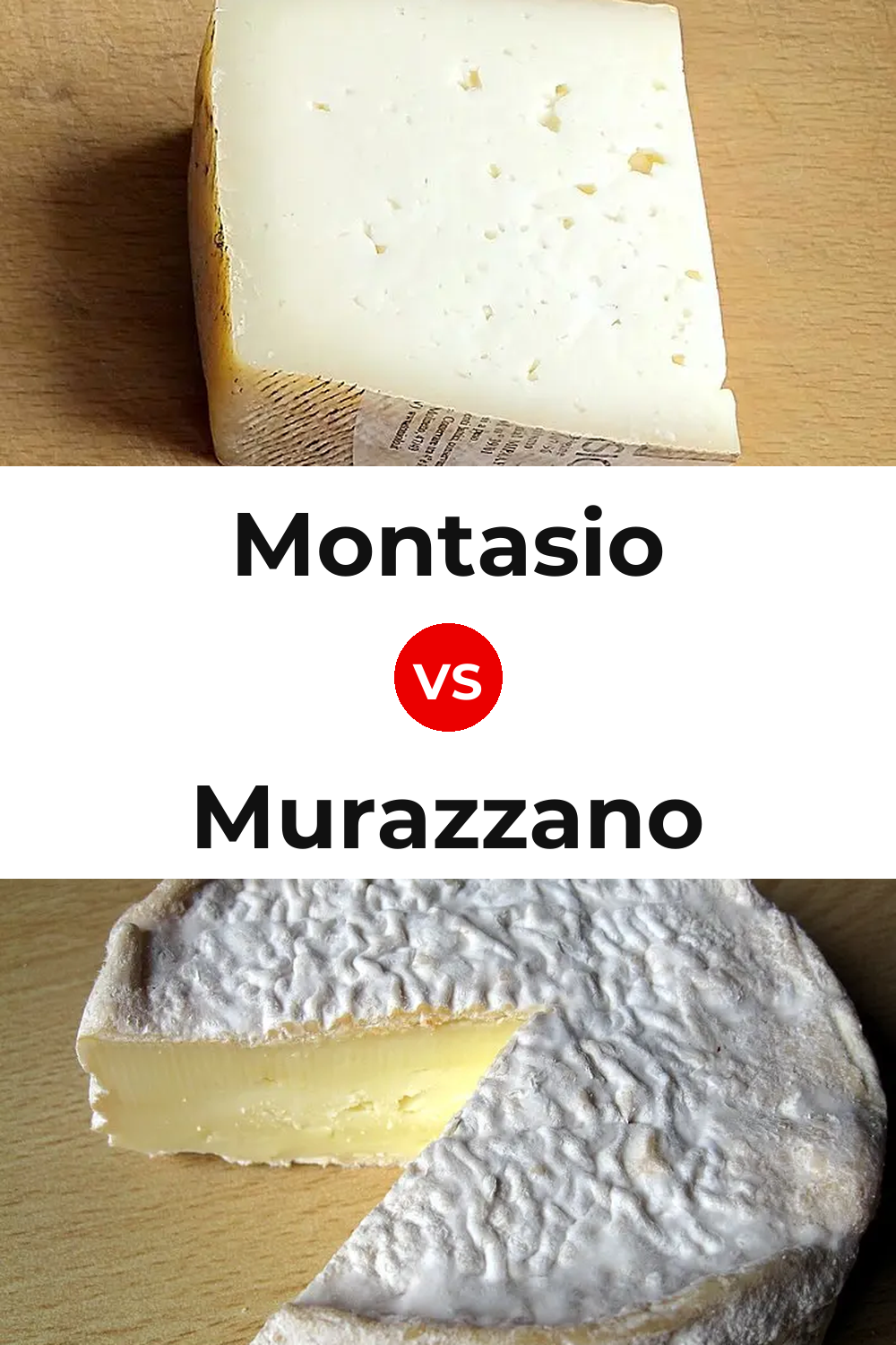 Montasio Cheese vs Murazzano Cheese Pinterest comparison