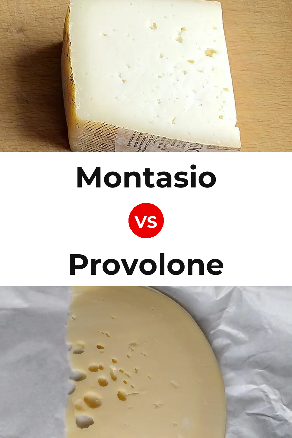 Montasio Cheese vs Provolone Cheese Pinterest comparison