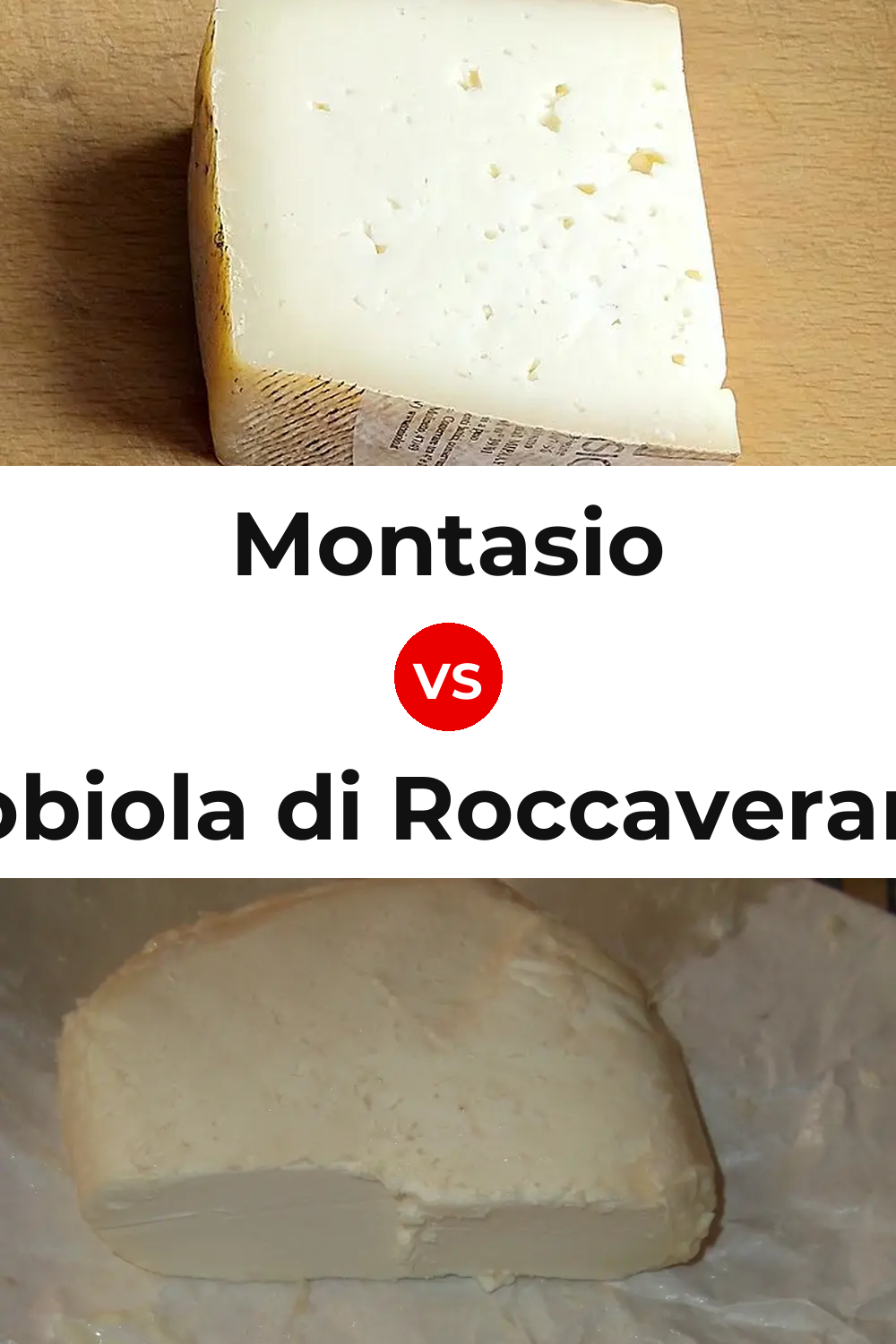 Montasio Cheese vs Robiola di Roccaverano Cheese Pinterest comparison