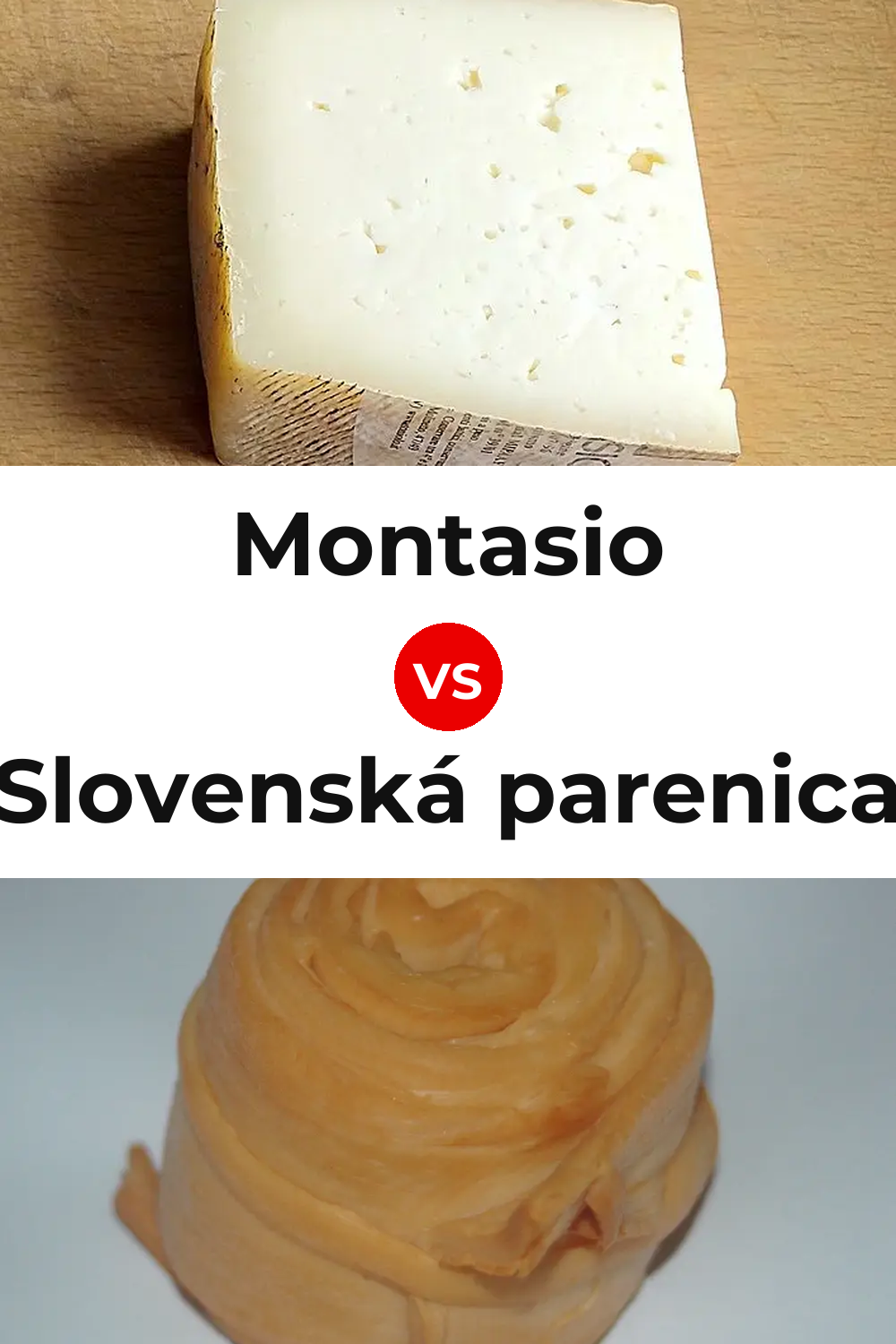Montasio Cheese vs Slovenská parenica Cheese Pinterest comparison