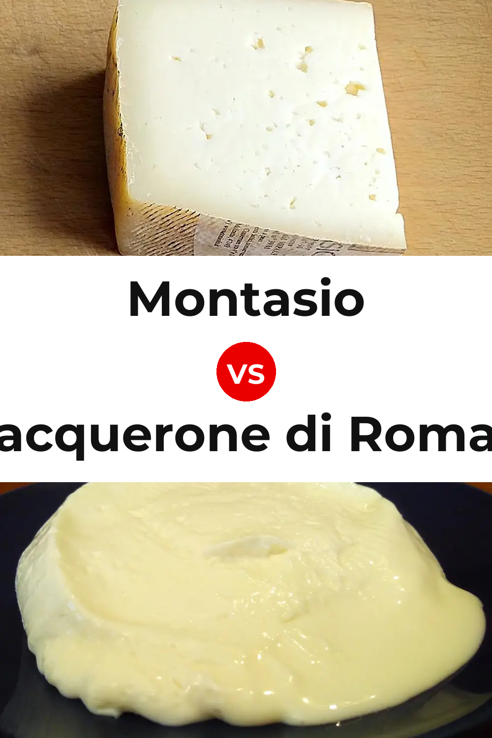 Montasio Cheese vs Squacquerone di Romagna Cheese Pinterest comparison