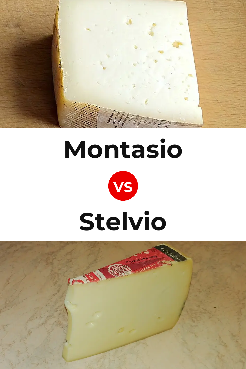 Montasio Cheese vs Stelvio Cheese Pinterest comparison