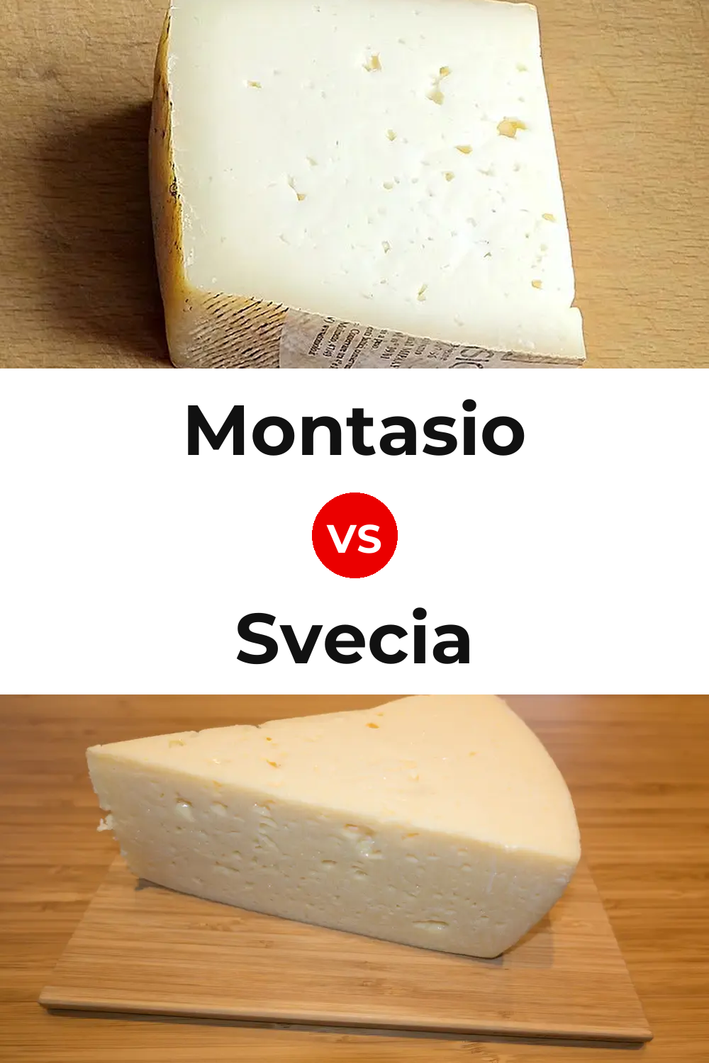 Montasio Cheese vs Svecia Cheese Pinterest comparison