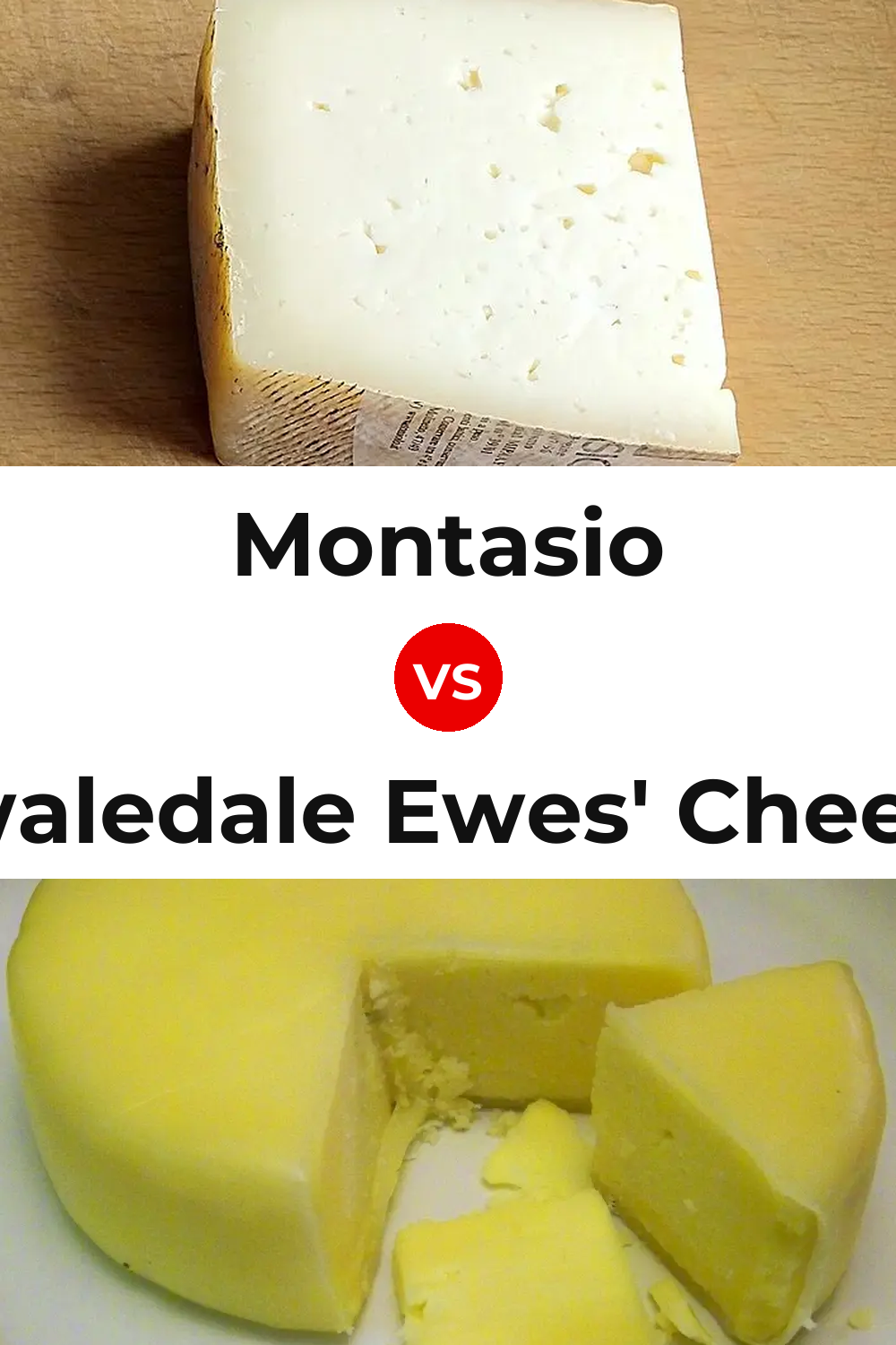 Montasio Cheese vs Swaledale Ewes' Cheese Pinterest comparison