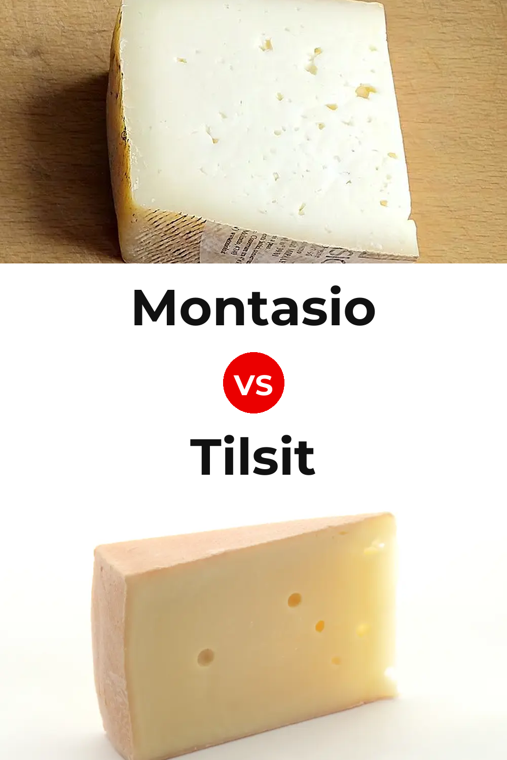 Montasio Cheese vs Tilsit Cheese Pinterest comparison