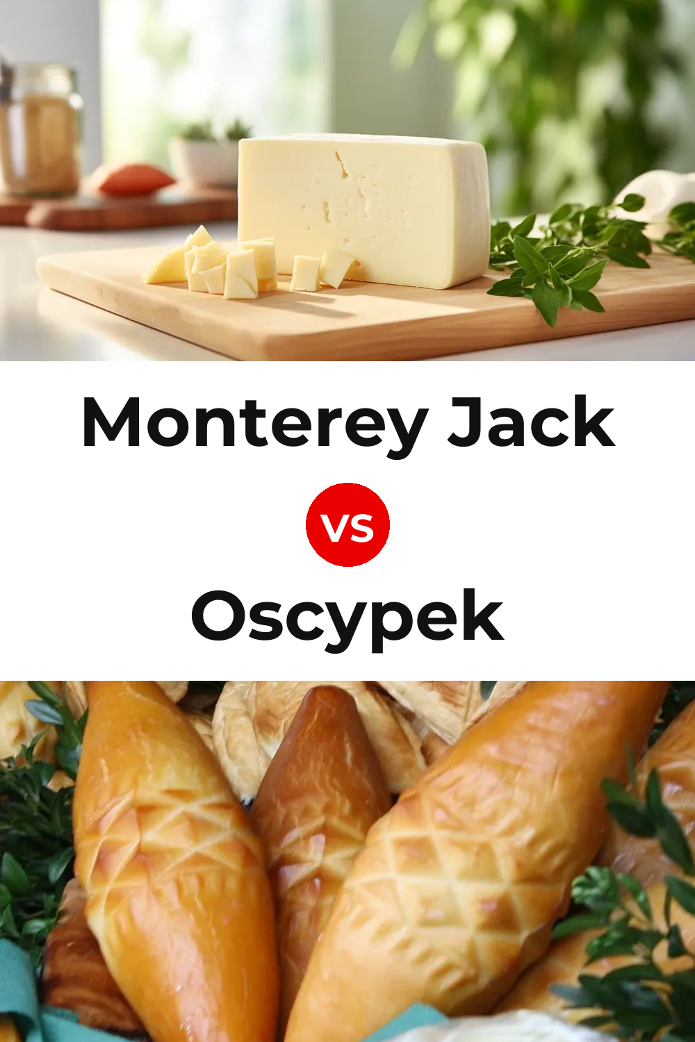 Monterey Jack Cheese vs Oscypek Cheese Pinterest comparison