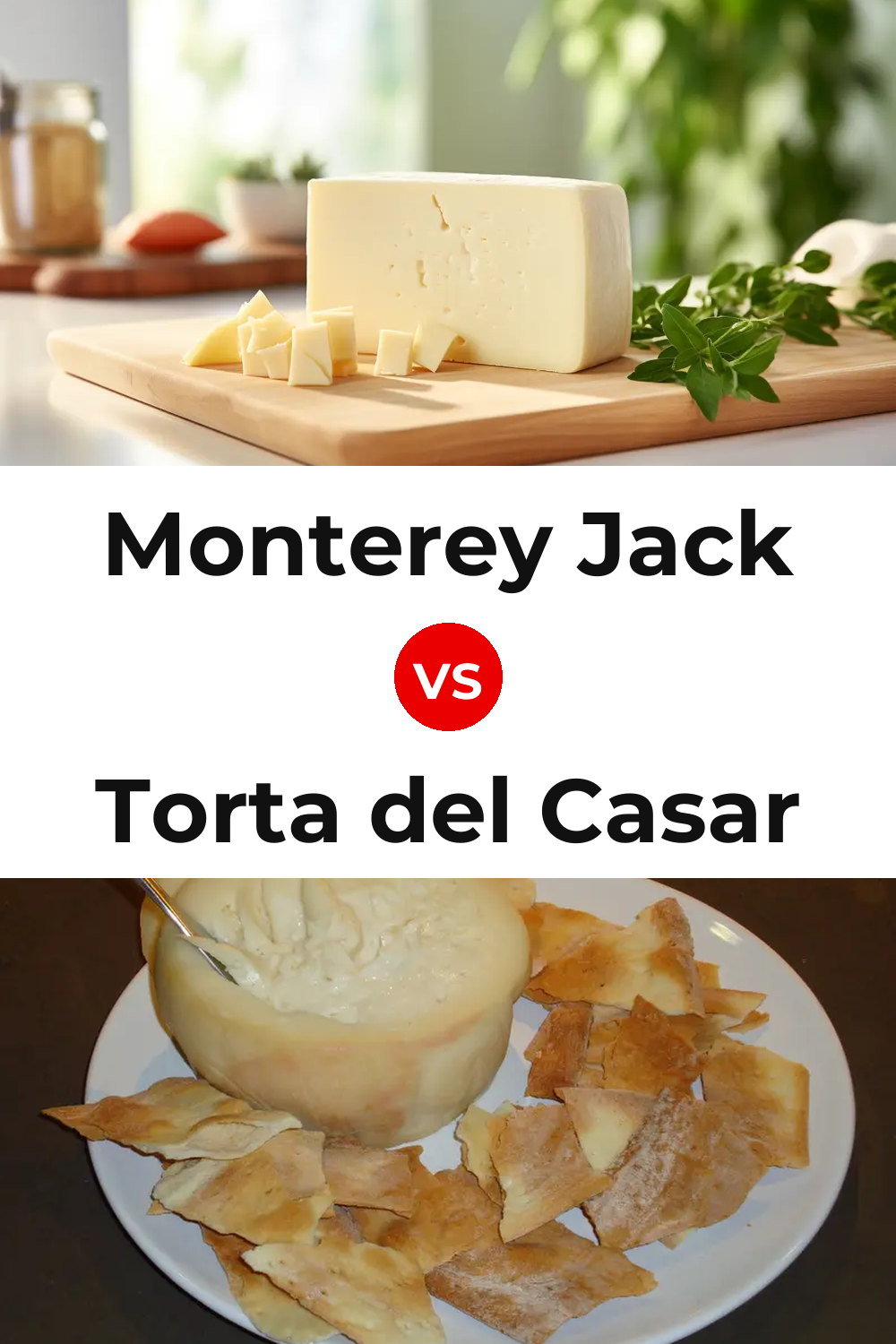 Monterey Jack Cheese vs Torta del Casar Cheese Pinterest comparison