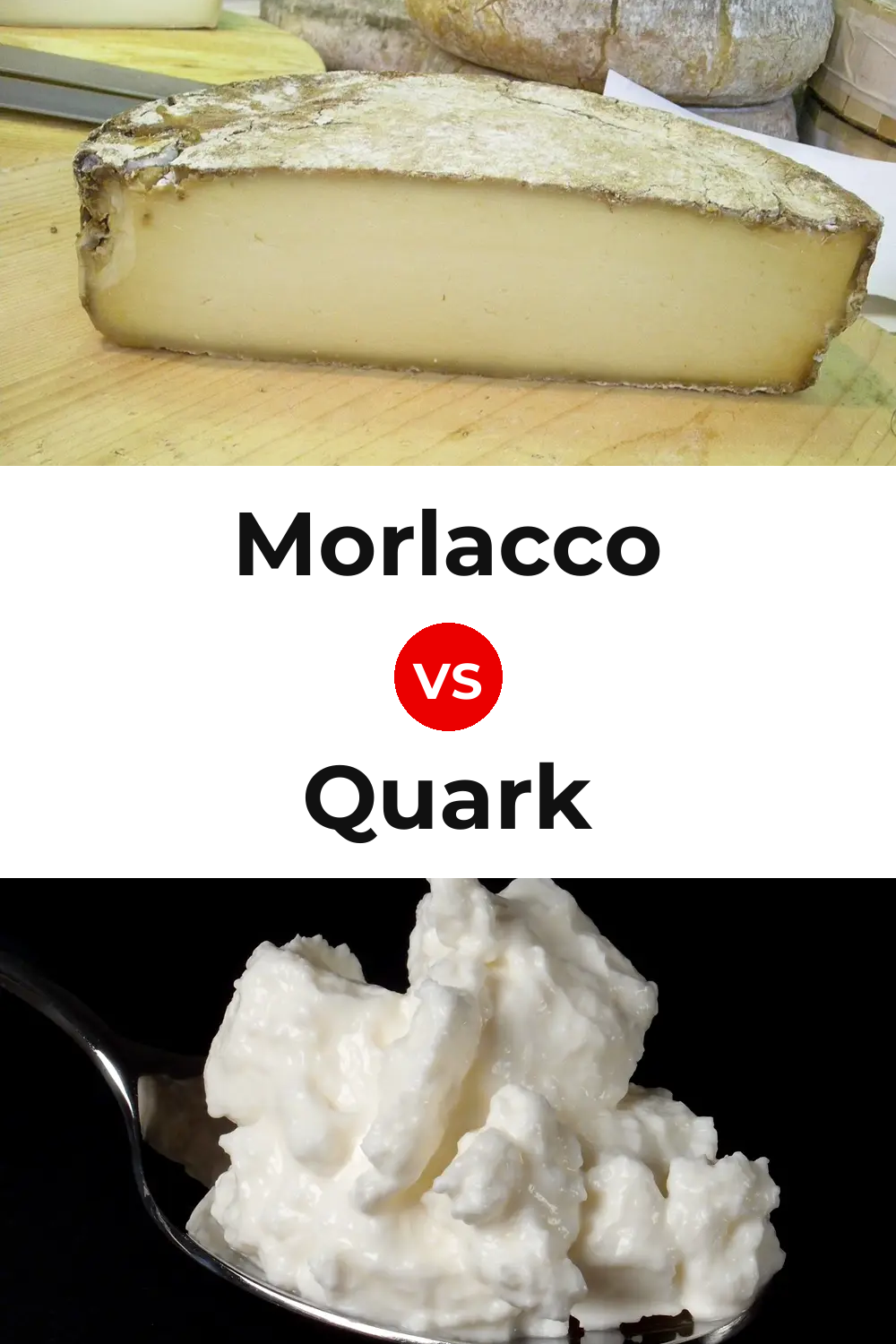 Morlacco Cheese vs Quark Cheese Pinterest comparison