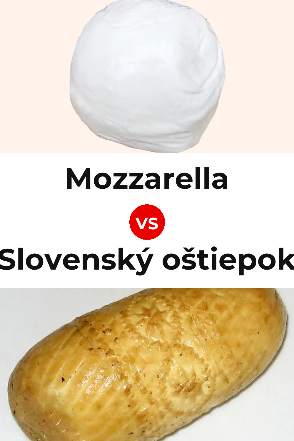 Mozzarella Cheese vs Slovenský oštiepok Cheese Pinterest comparison