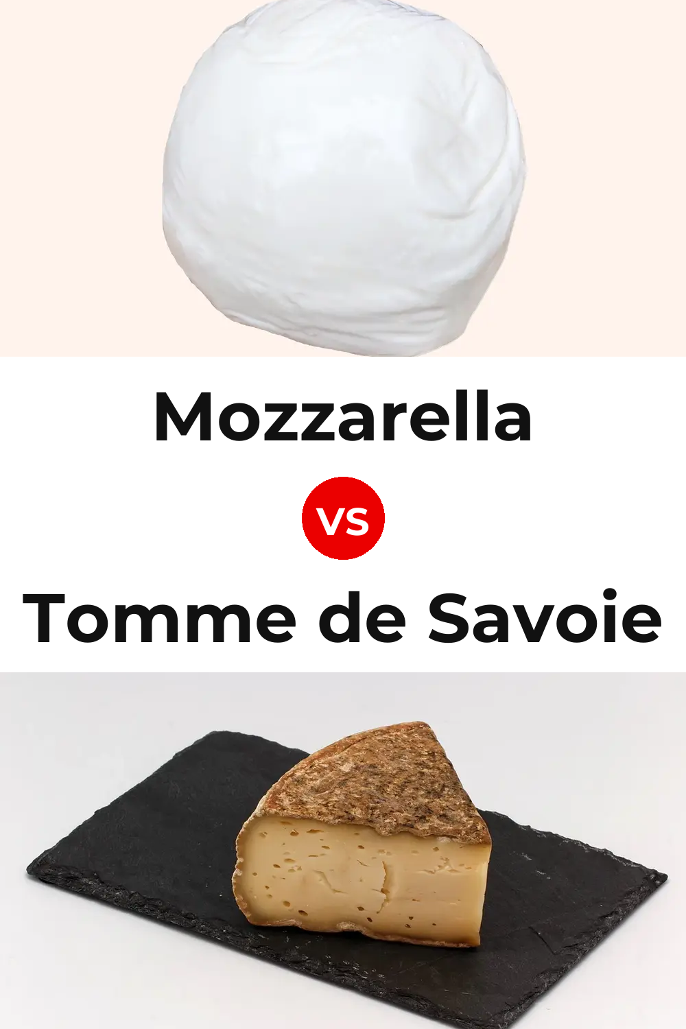 Mozzarella Cheese vs Tomme de Savoie Cheese Pinterest comparison