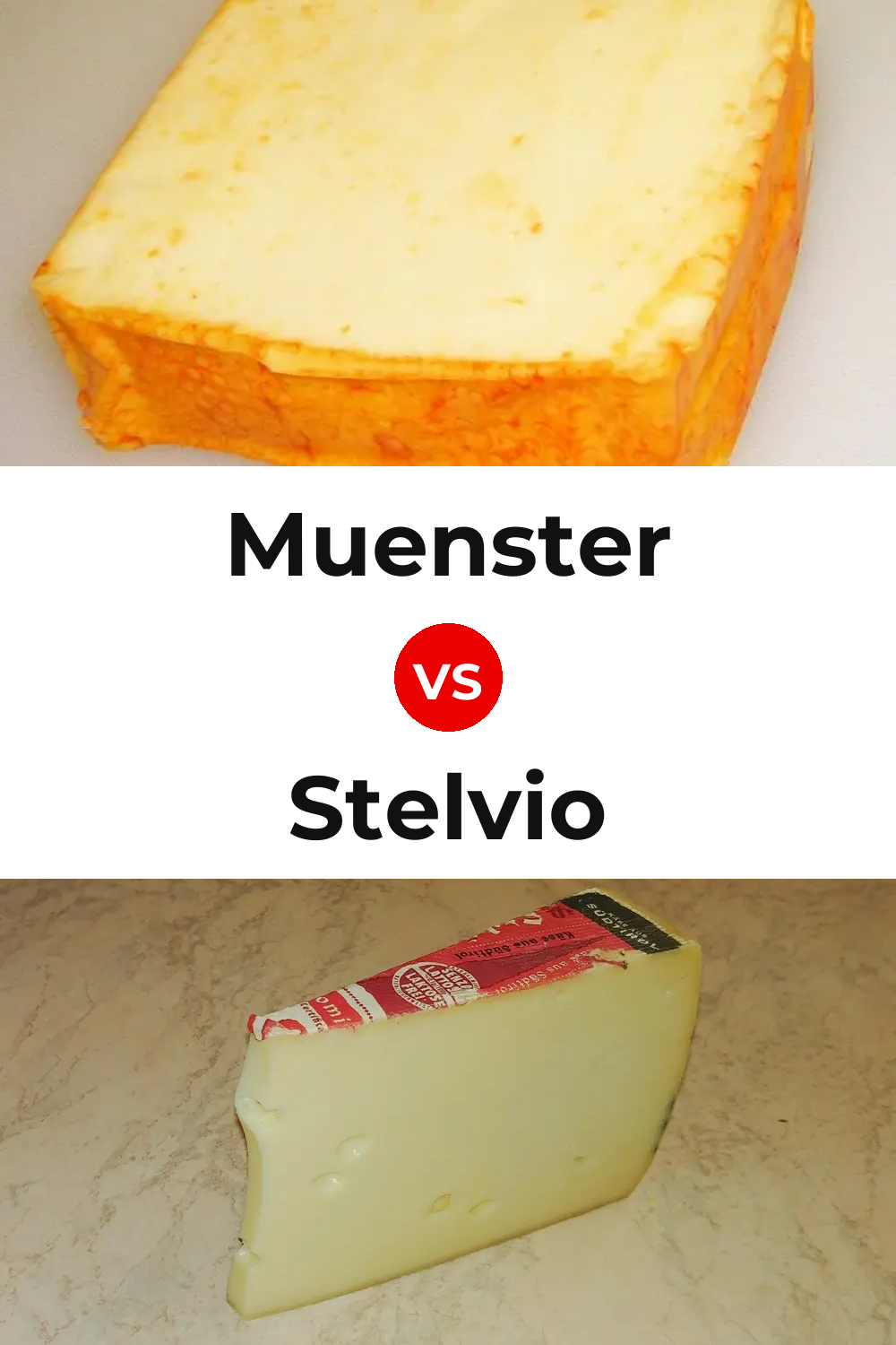 Muenster Cheese vs Stelvio Cheese Pinterest comparison