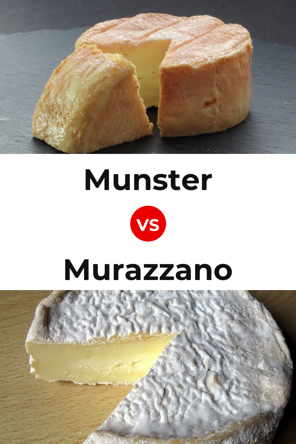 Munster Cheese vs Murazzano Cheese Pinterest comparison