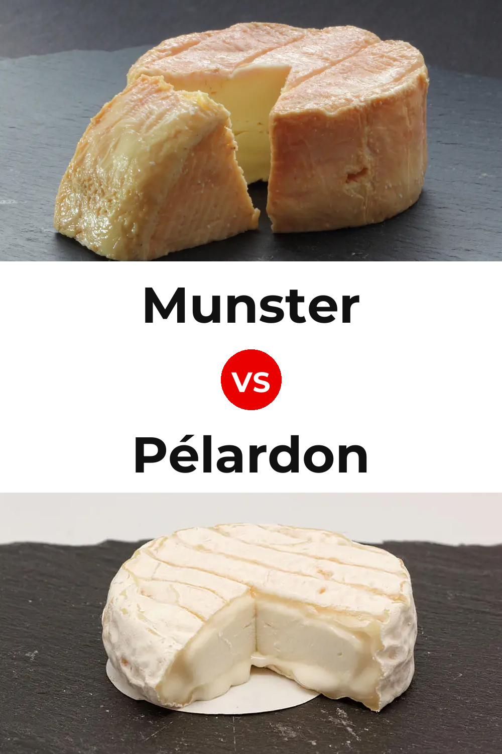 Munster Cheese vs Pélardon Cheese Pinterest comparison
