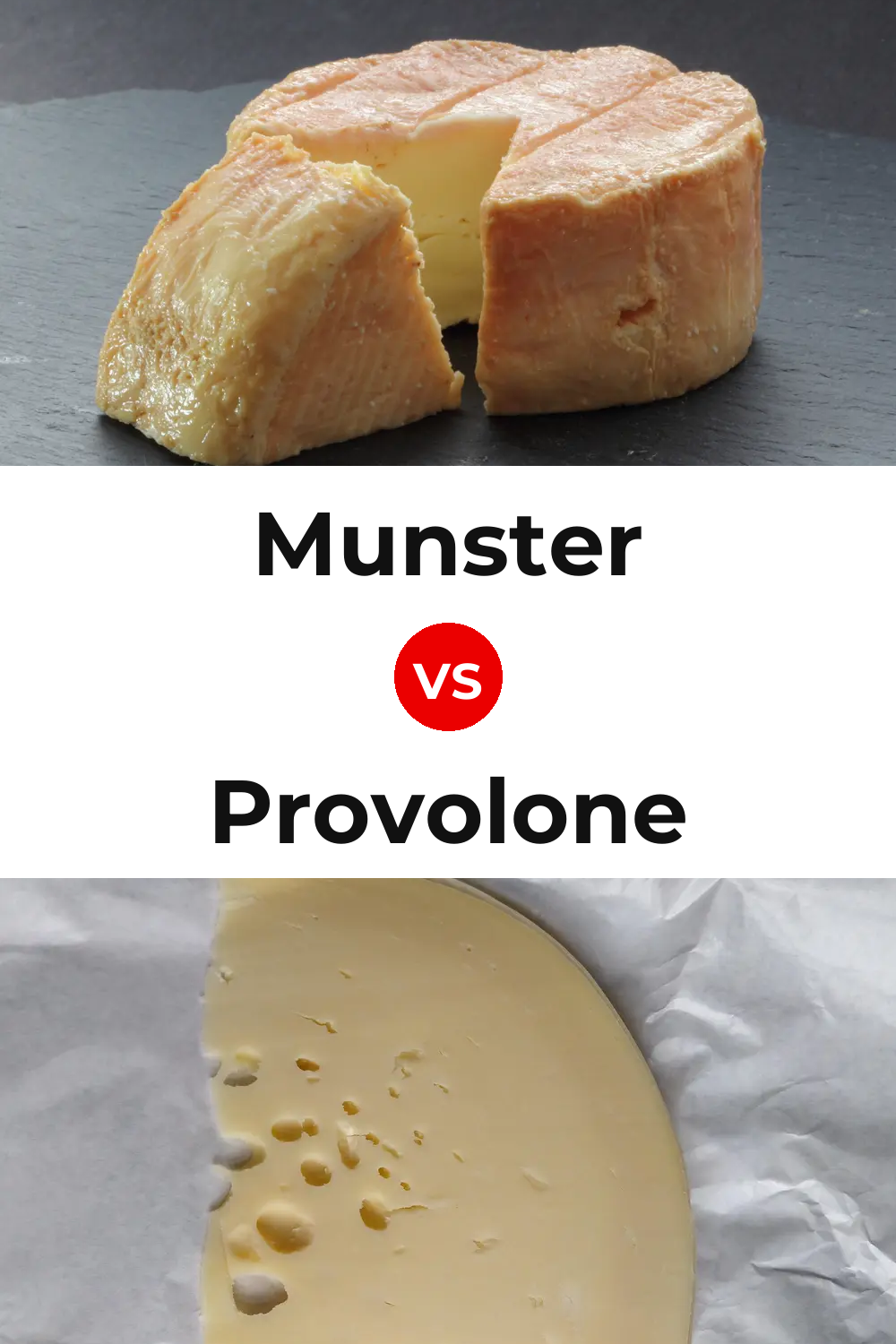 Munster Cheese vs Provolone Cheese Pinterest comparison