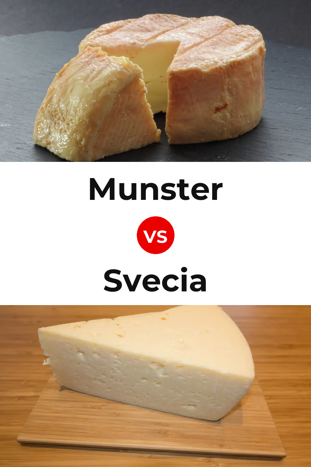 Munster Cheese vs Svecia Cheese Pinterest comparison
