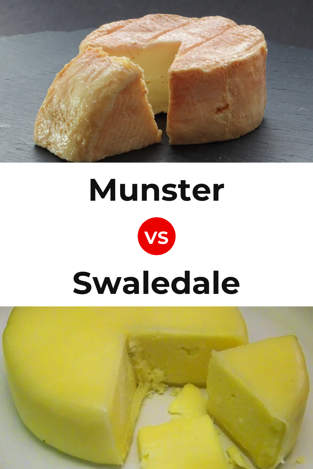 Munster Cheese vs Swaledale Cheese Pinterest comparison
