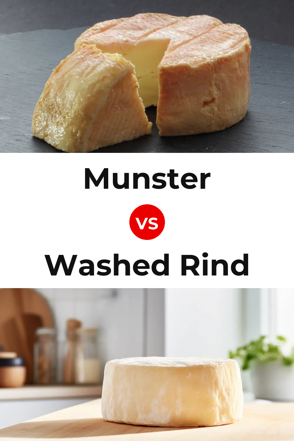 Munster Cheese vs Washed Rind Cheese Pinterest comparison