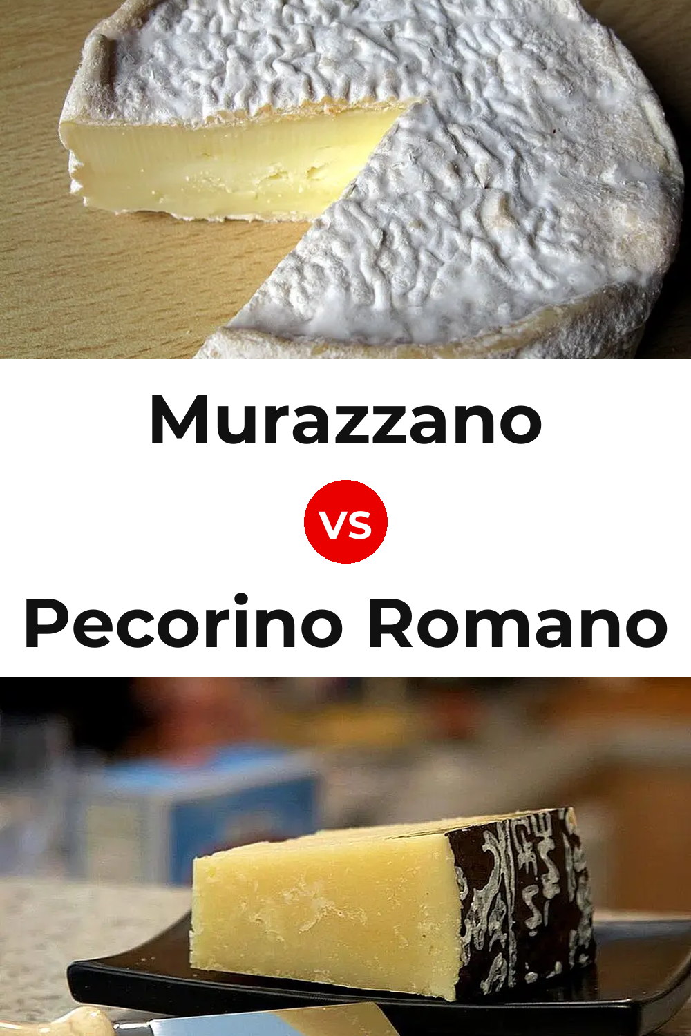 Murazzano Cheese vs Pecorino Romano Cheese Pinterest comparison