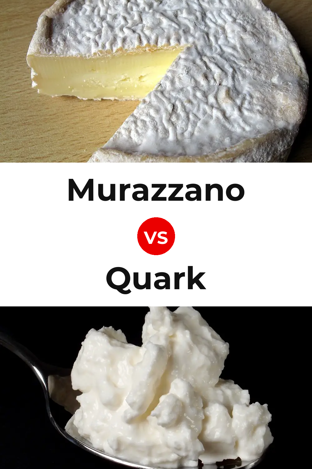Murazzano Cheese vs Quark Cheese Pinterest comparison