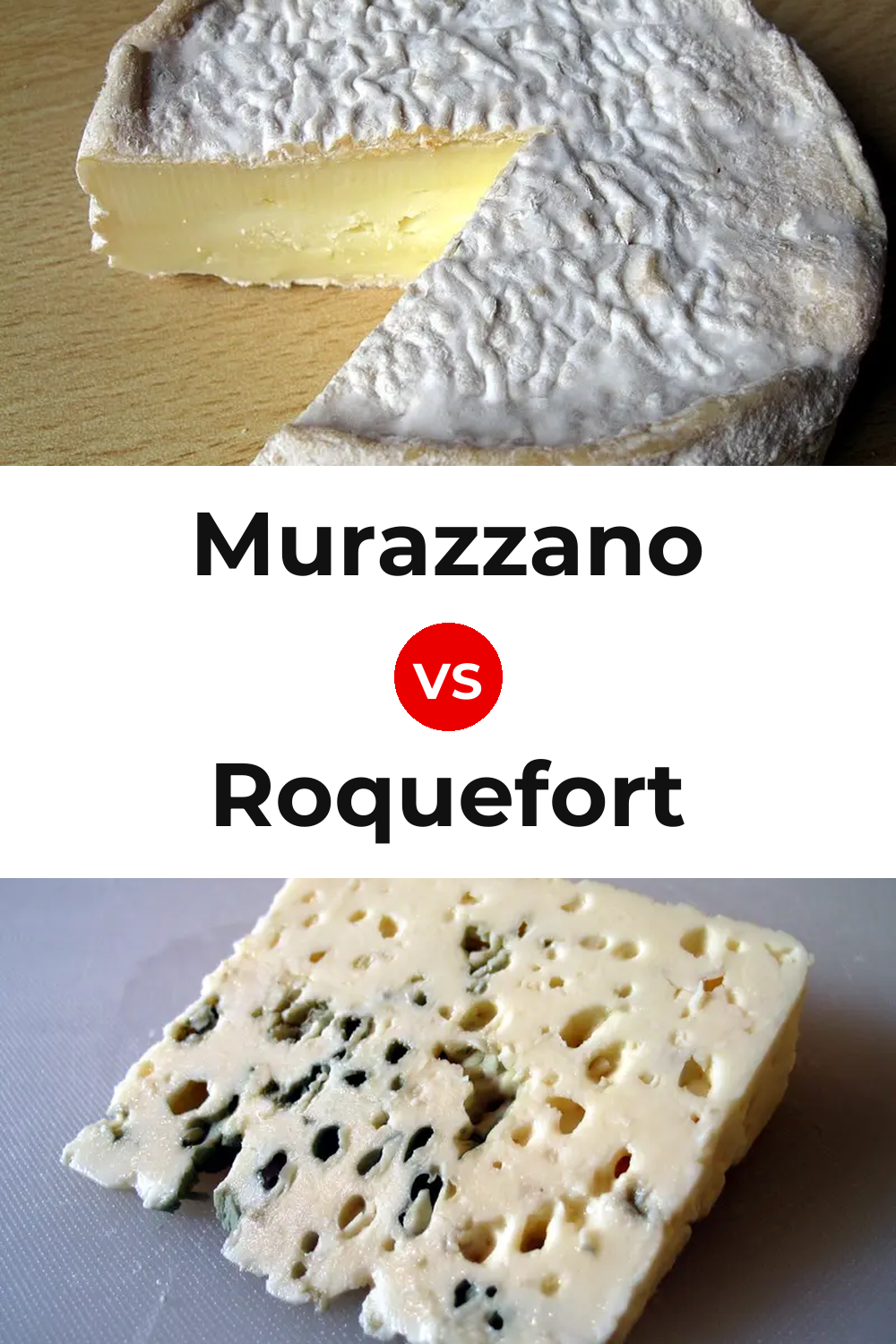 Murazzano Cheese vs Roquefort Cheese Pinterest comparison