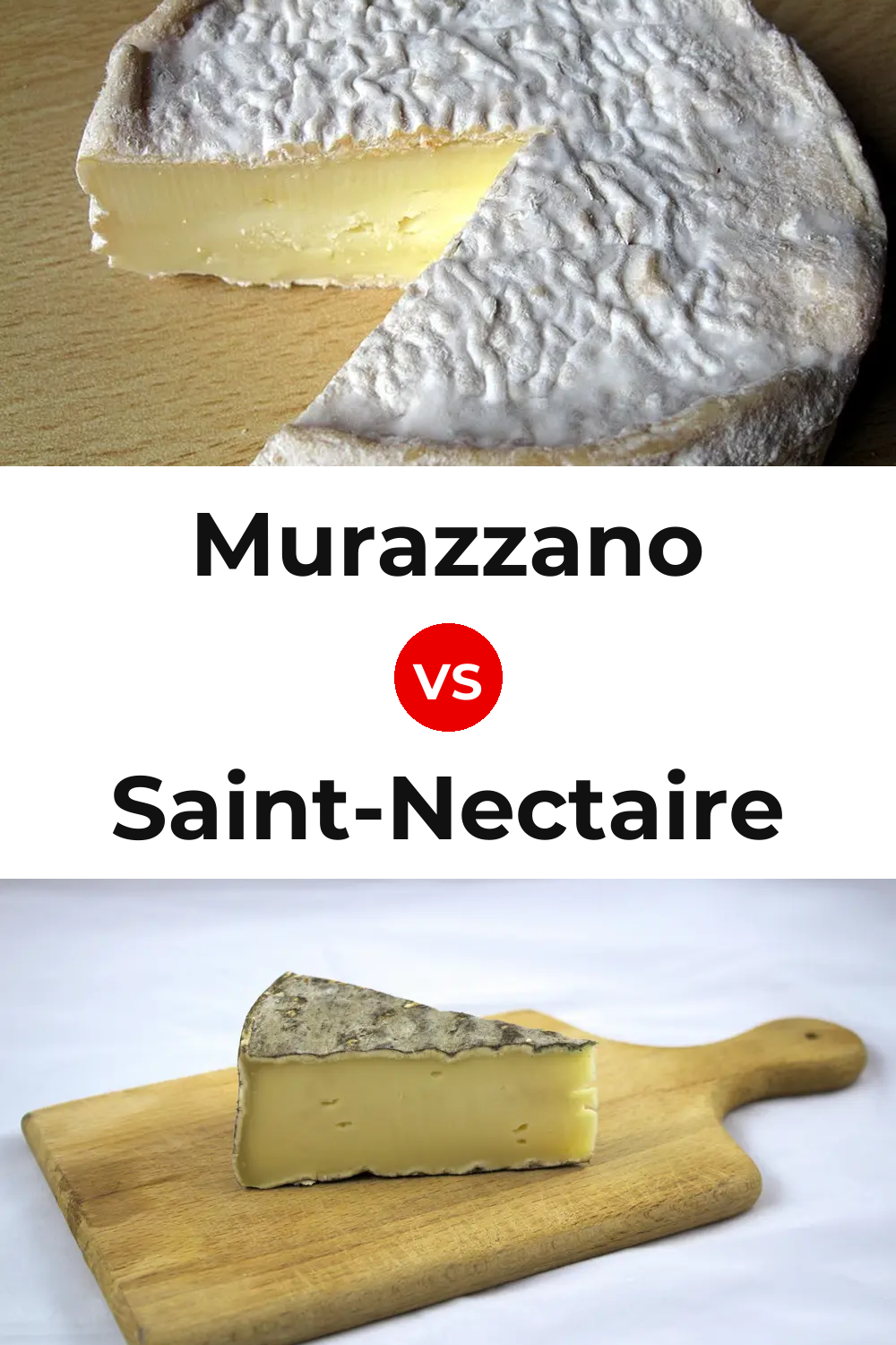 Murazzano Cheese vs Saint-Nectaire Cheese Pinterest comparison