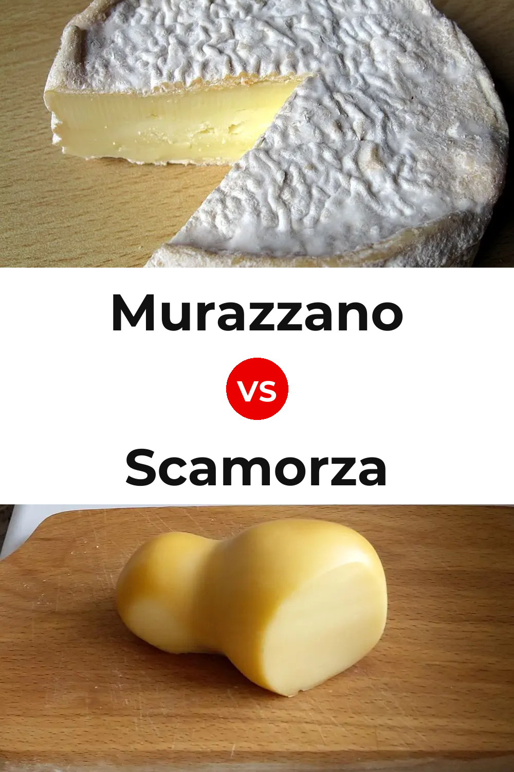Murazzano Cheese vs Scamorza Cheese Pinterest comparison