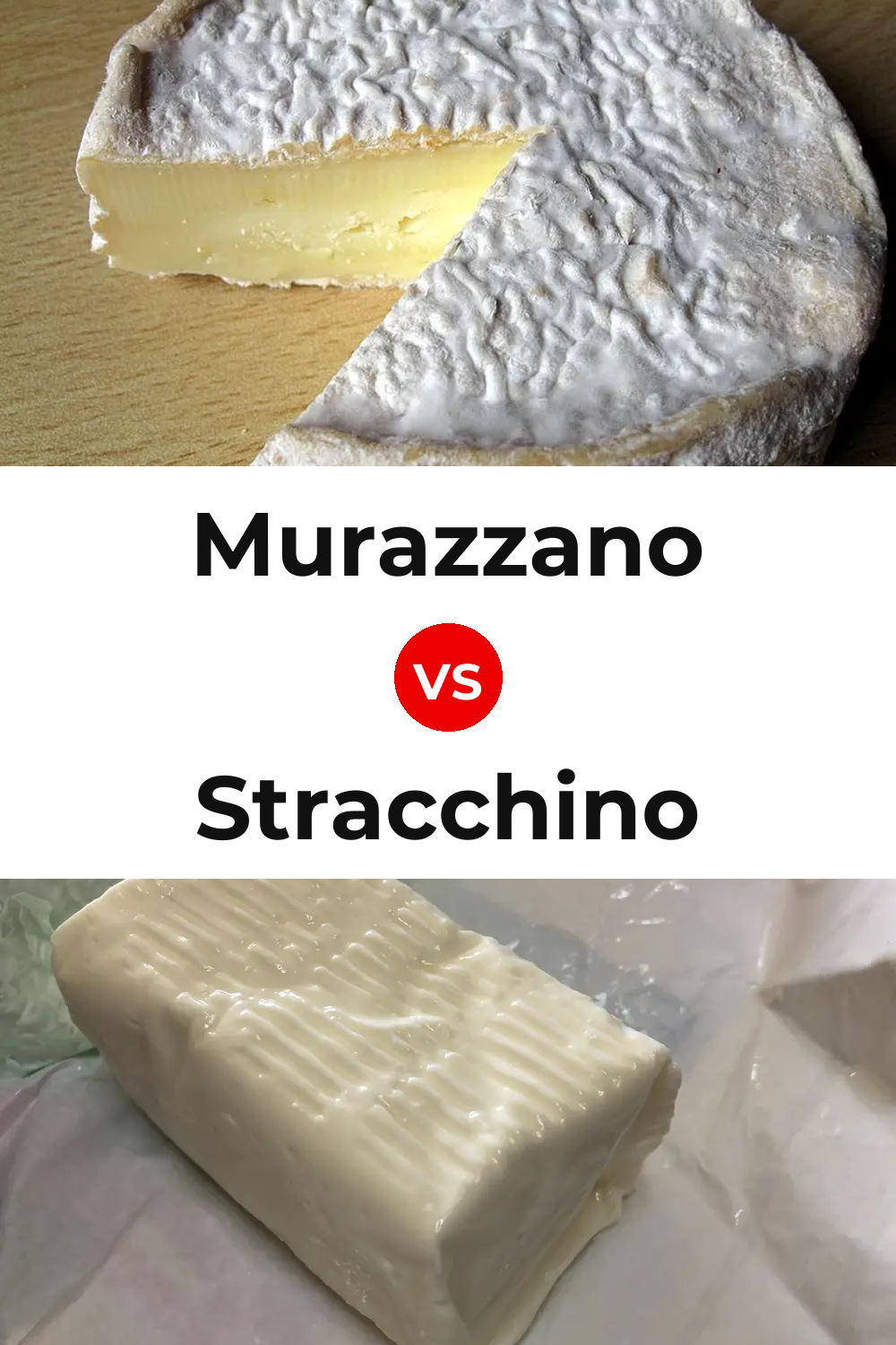 Murazzano Cheese vs Stracchino Cheese Pinterest comparison